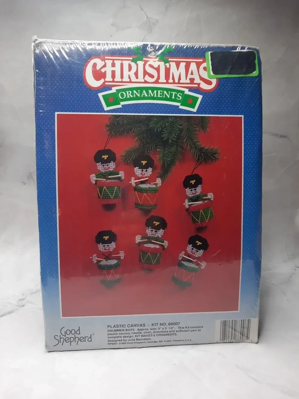 Good Shepherd Plastic Canvas Christmas Ornaments Drummer Boys 88007